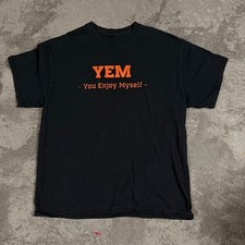 Vintage Phish YEM You Enjoy Myself Lot Shirt Black Orange Medium picture
