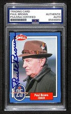 Paul Brown HOF 1988 Swell Card Autographed/Signed Browns PSA/DNA 210660 picture