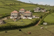 COL1484 - Eype, a very small coastal village, early view - Dorset - photo 6x4 picture
