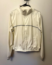 lululemon White Full Zip Lightweight Mesh Track Jacket Women’s 12 Short LS picture