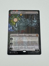 Karn, Living Legacy (Borderless) #372 (NM) Dominaria United DMU Magic MTG picture