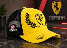 Scuderia Ferrari 2026 Silverstone GP Lewis Hamilton 44 Trucker Cap Red Hat picture