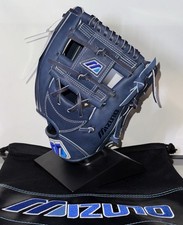 Mizuno Monogram M Leather Baseball Glove 11.5 120th Anniversary Blue 1 Of 75 MIJ picture