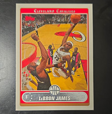 Topps 2006-07 LeBron James Cleveland Cavaliers #123 Base Set Basketball Card picture