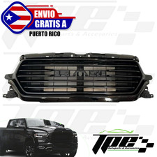 For 2019 2024 Dodge RAM 1500 Limited Longhorn Gloss Black Grill OE Replacement picture