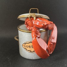 Limoges Lobster Pot Big Trinket Box picture