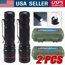 35000000 lumens Small LED Mini Flashlight Pocket Super Bright Torch Rechargeable picture