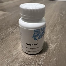 Thorne Iron Bisglycinate - 60 Capsules Sealed EXP 07/29 picture