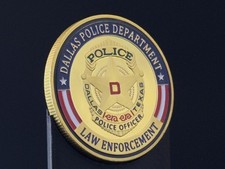 Dallas Texas Police Department DPD Challenge Coin picture
