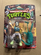Playmates Toys Teenage Mutant Ninja Turtles Filecard-Casey Jones 1989 Action... picture