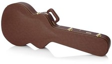 Gator Cases Semi-Hollow Guitar Deluxe Wood Case, Brown picture
