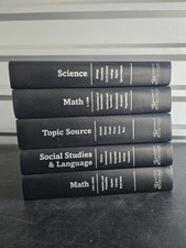 Southwestern Advantage 5 Vol Book Set Math Science Social Studies Reference picture