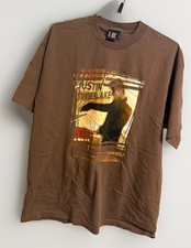 JUSTIN TIMBERLAKE Y2K CONCERT T SHIRT  SIZE XL  JUSTIFIED STRIPPED TOUR 2003 picture