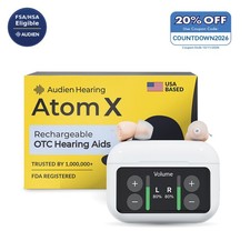 Audien Atom X Touchscreen OTC Hearing Aid Bluetooth Certified Refurbished picture