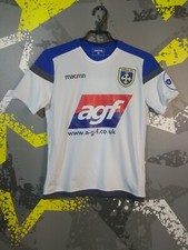Guiseley AFC Jersey Football Soccer Shirt White Macron Trikot Men Size XS ig93 picture