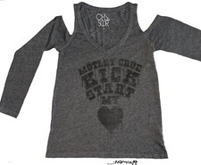 Motley Crue Kickstart my Heart Long Sleeve  t-shirt by Chaser Brand  Rock Tee picture