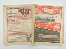 Drag News Newspaper September 2, 1966 Drag Race Ford Chevy Plymouth Mopar B10348 picture