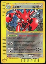 Scizor - H21/H32 - Pokemon Aquapolis Holo Rare Card MP picture