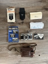 Voigtlander Vitessa A 35mm Film Camera with Ultron f2 50mm Lens + Carrying Case picture