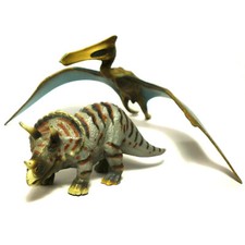 Schleich 2 Dinosaurs, 14504 Triceratops + 14518 Quetzalcoatlus Pterosaurs, 08 picture