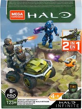 Halo Mega Construx Infinite Recon Getaway NEW  SEALED BOX PLUS FREE BONUS FIGURE picture