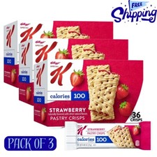 Kellogg's Special K Pastry Crisps 100 Calorie Snacks Breakfast Bars Strawberr... picture