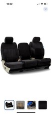 Coverking Custom Velour Seat Cover for Hyundai, 1 Row, Black picture
