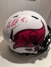 Rob Gronkowski Signed Authentic Lunar Eclipse Buccaneers Helmet Radke Sports COA picture