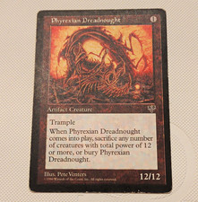 Magic: The Gathering Phyrexian Dreadnought Mirrage 1996 MP picture