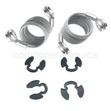 2Pcs Hood Restraint Cable Kit Compatible With Peterbilt 389 388 384 Truck Rep picture