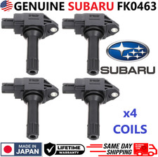 GENUINE SUBARU x4 Ignition Coils For 2015-2018 Subaru 2.0L H4 2.5L H4, FK0463 picture