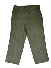 Vintage Orvis Canvas Utility Pants Heavy Cotton Mens 38 Green Fishing USA picture