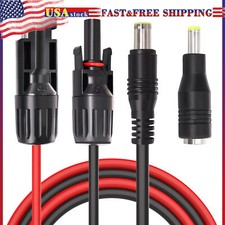 Solar Panel Connector to DC 8mm Adapter Extension Cable 16 AWG with DC 5.5mmx2.5 picture