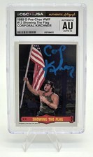 Corporal Kirchner 1985 O-Pee-Chee WWF Rookie RC #13 CGC JSA Auto 10 Signed WWE picture