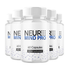 5-Pack Neuro Mind Pro Capsules - NeuroMind Pro Supports Brain Health - 300 Caps picture