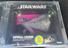 Imperial Cruiser Star Destroyer 1979 STAR WARS Die Cast Kenner AFA Graded 75 picture