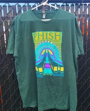 Phish Madison Square Garden 2021 2022 Shirt XL Dark Green NYC picture