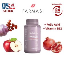 FARMASI Nutriplus Gummies - Apple Cider Vinegar 60 Gummies 5.8oz(FREE SHIPPING)  picture