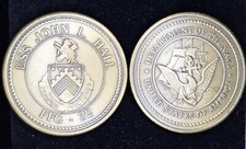 FFG-32 USS JOHN L HALL - Navy Challenge Coin picture