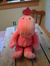 GUND Zwibble Dibble Pink Plush Stuffed Animal Star Antenna Vintage 1990 #0054 picture