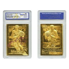 1996-97 KOBE BRYANT EX-2000 Credentials 23K GOLD ROOKIE RC (Purple) GEM MINT 10 picture