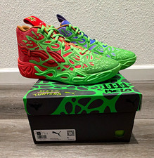 PUMA MB.03 TMNT Limited Edition Mid Top Basketball Sneakers Green 312095-01 picture