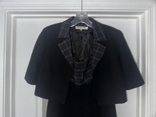 Evan Picone Black Lined Blazer Jacket  2 Piece Dress Suit Women's Size 4 picture