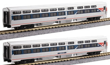 KATO 1066296 N SCALE Amtrak Viewliner I Sleeper 2 Car Set Phase VII 106-6296 picture