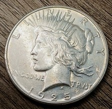 1925-P AU Peace Dollar - Low Shipping picture
