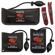 The Original Rhino Strong Commercial Grade Air Wedge Bag Pump 3 pack with tote picture