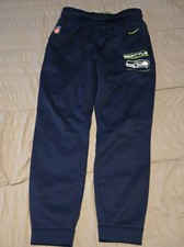 Nike Seattle Seahawks Lightweight ON FIELD Jogger Pants. XL YOUTH Navy Blue.NFL. picture