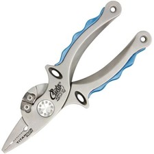 Camillus Cuda Titanium Alloy Pliers Tungsten-Carbide Wire Mono And Braid Cutters picture