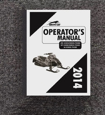 2014 SNOWMOBILES ZR XF M Operator's Manual Fits ARCTIC CAT 5000 8000 9000 259704 picture