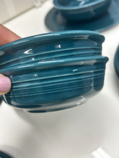 Fiesta Juniper Fiestaware retired color lot of 2 bowls cereal and fruit picture